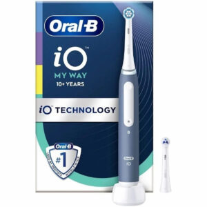 El cepillo eléctrico Oral-B iO 4 My Way incorpora la mejor tecnología de Oral-B, que combina un cabezal redondo inspirado en los cepillos profesionales.