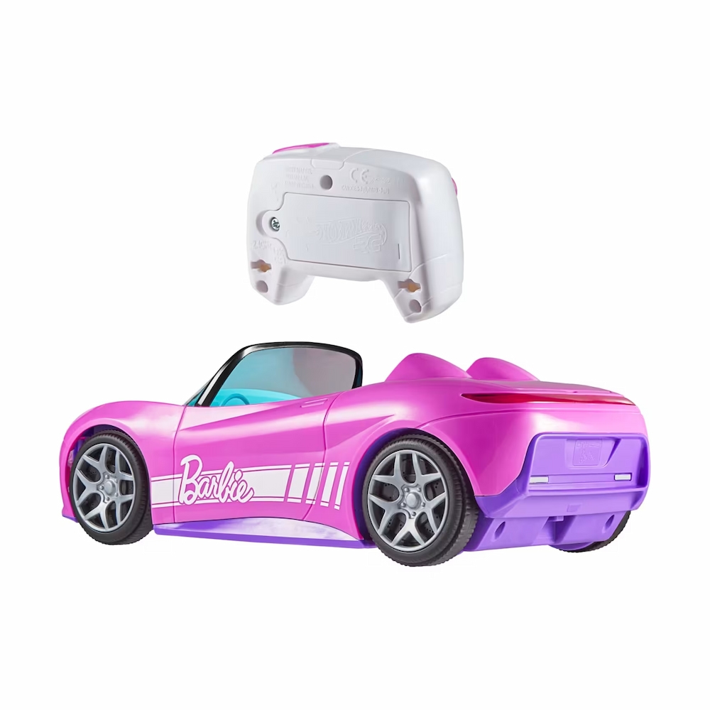 El coche teledirigido Barbie Hot Wheels fusiona diversión y estilo, capturando la atención de los amantes de los juguetes de todas las edades.